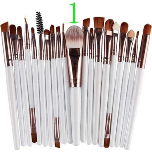 50sets/lot FAST shipping Professional 20pcs Makeup Brushes Eyeliner Lip Cosmetics Brush