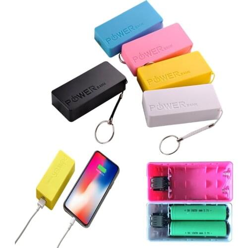 5600mAh 2X 18650 USB Power Bank Battery Charger Case DIY Box For iPhone For Smart Phone MP3 Electronic Mobile Charging
