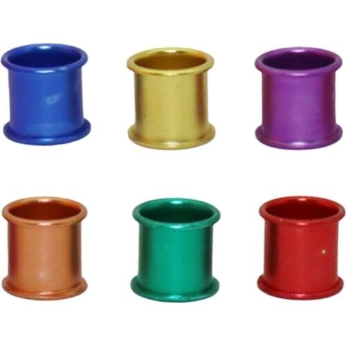 8mm Aluminum Bird Foot Ring Pigeon Training distinguish tools Race Pigeons Colourful Pigeons Ring Foot Ring 120 Pcs
