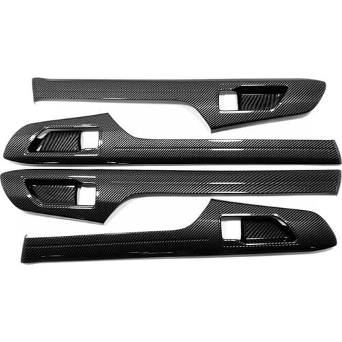 For 2021 Toyota Highlander Accessories Door Handle Bowl Cover Inner Door Bowl Sticker Side Door Bowl Protector ABS Car Styling