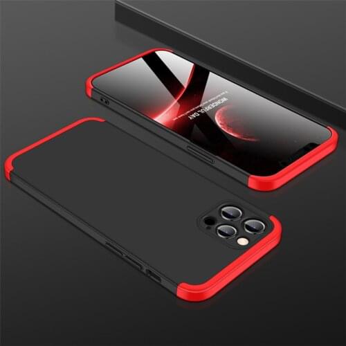 3 IN 1 Case For iPhone 12 pro MAX 360 Full Protection Case Shockprrof Matte Hard Phone Cover For iPhone 12 Mini 12pro iPhone12