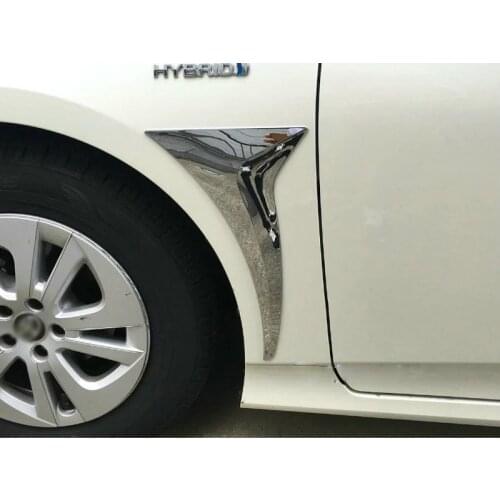 For Toyota Prius 2016 2017 2018 ABS Chrome Side Door Body Cover Trim Fender Molding Stickers Strip Garnish Car Styling