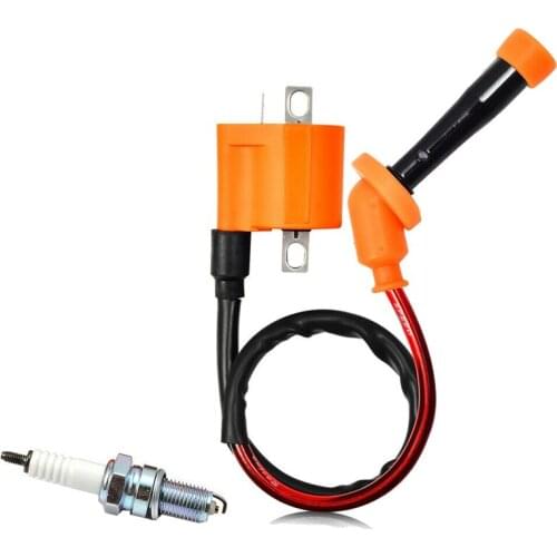 Ignition Coil & Spark Plug for Yamaha Raptor 660R YFM660R 2001 2002 2003 2004 2005 3KJ-82310-10-00