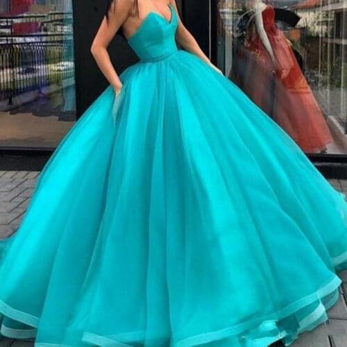 MYYBLE Red Ball Gown Prom Dresses 2021 Sweetheart Tulle Organza vestidos de gala Long Prom Gown Yellow Evening Party Dresses