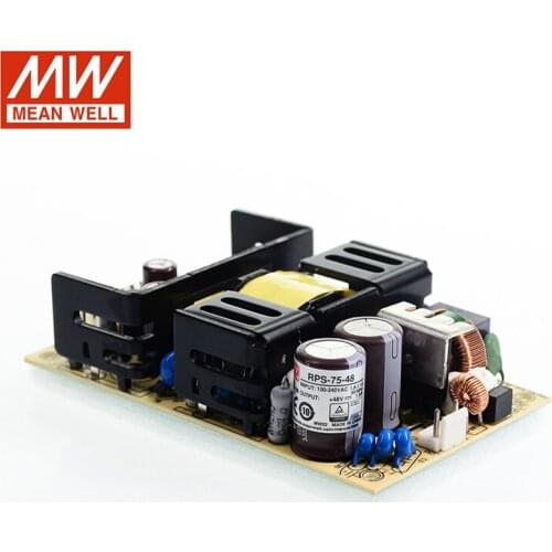 MEAN WELL RPS-75-48 1.6A 48V 75W Reliable Green Medical Grade Open Frame Switching Power Supply Meanwell PCB power unit PSU