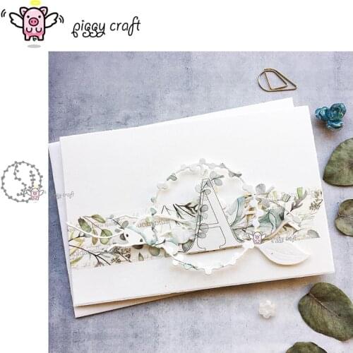 Piggy Craft metal cutting dies cut die mold 2Pcs Circle fruit ring Scrapbook paper craft knife mould blade punch stencils dies