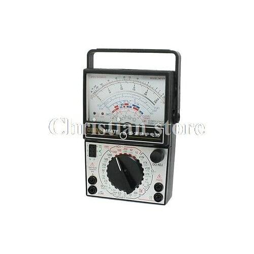 Ohm AC DC Current Measuring MF47F Multimeter w Probe Leads