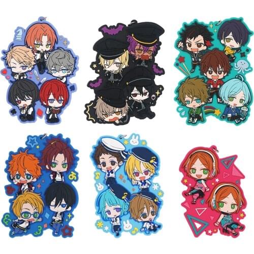 Ensemble Stars Anime UNDEAD Knights Rubber Keychain