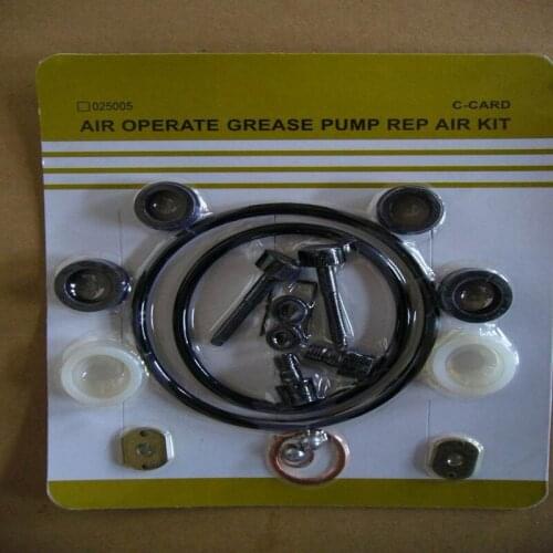 Air operated grease pump repair kits for big head air grease pump