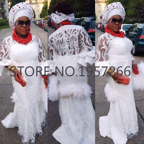 Newest arrival Beautiful French Sequins lace fabric Twisted line sequins Fashionable bright African lace fabric M10181 White