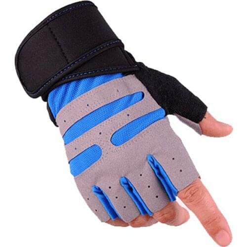 Gym Gloves Half Finger Fitness Weight Lifting Gloves Body Building Training Sports Exercise Sport Workout Glove for Men Women