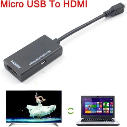 Micro USB Android Phone to HDMI MHL HDTV Adapter For Smartphones Tablets HDMI Video Converter Micro USB to HDMI 1080p for Sony