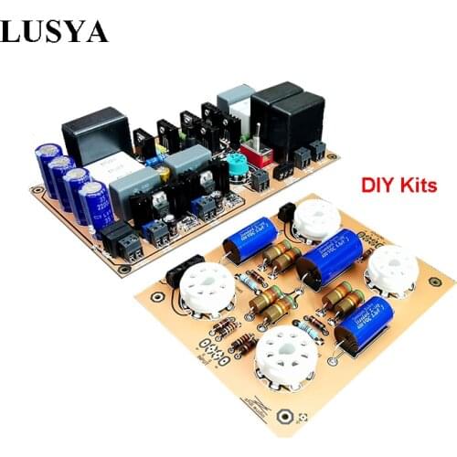 Lusya HIFI Tube preamp audio board Xi Dian717a mushroom head compatible 6AK5/6SJ7/6J1/6J8P/6Sh7/6sk7 DIY Kits T1182