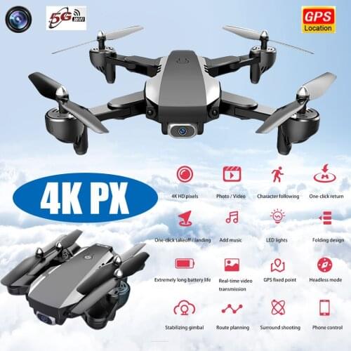 4K Drone 5G WiFi FPV HD Camera Drones Profesionales Con GPS y Camara Foldable RC Drones VS L109 X35 K1 SG906 Flight 18 Minut