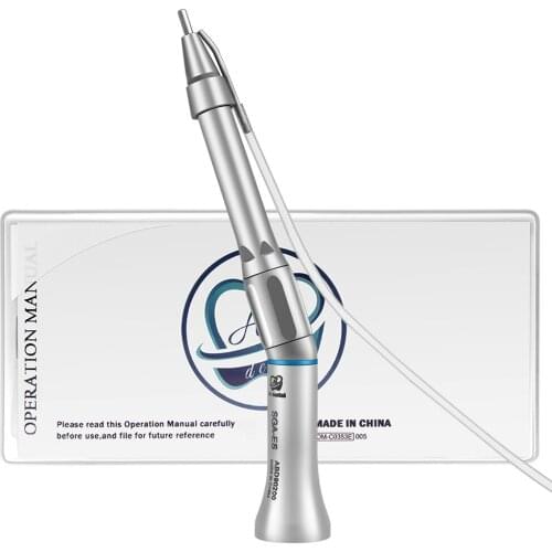 Dental Surgical Instrumentation 20 Degree Angle Head Contra Angle Straight Handpiece For Implant Microsurgery SGA-ES