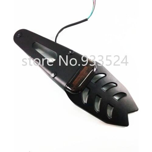 Fender LED Tail Brake Stop Light Cruiser Chopper Cafe Racer Old School Bobber Dirt bike Street Bike Scooter Offroad Touring Atv