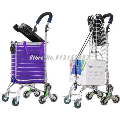 Shopping Cart, Grocery Cart, Small Cart, Luxury Foldable, Climbing Stairs, Old Trolley, Trolley Cart, Trailer