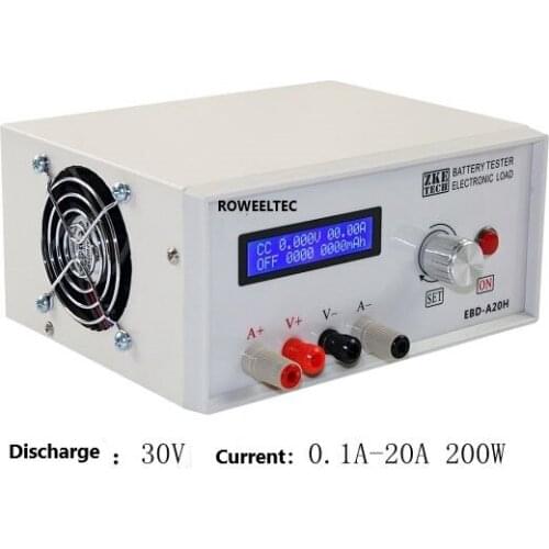 EBD-A20H Battery Capacity Tester Electronic Load Power Tester Discharge Meter 20A