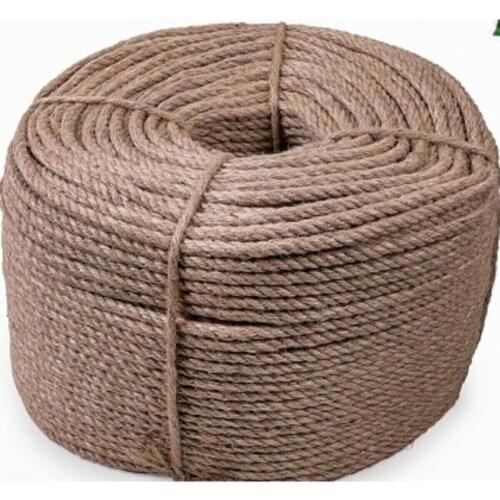 100 Meters Natural Vintage Jute Rope Cord String Twine Burlap Ribbon Crafts Sewing DIY Hemp Wedding Party Decoration 2021 New