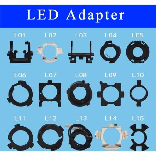 SKYJOYCE 2PCS 10PCS Car Headlight Bulb H7 LED adapter Holder For H1 H11 H7 LED Bulb H7 LED Adapter Socket Base Car Accessories