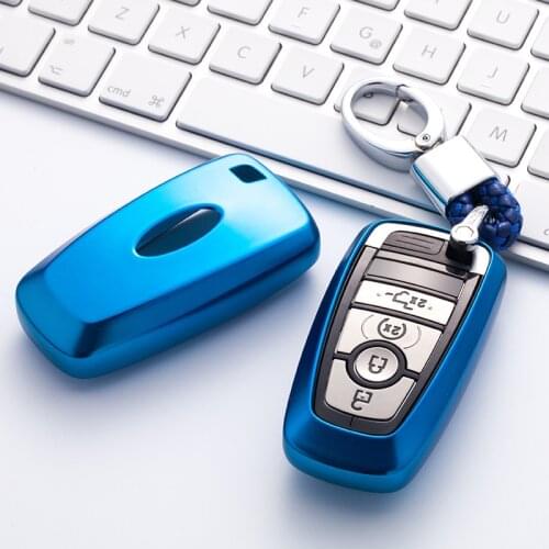 2019 Soft TPU Key Cover CaseFor Ford Focus 2 3 Mondeo MK4 Mustang Edge Kuga Fiesta Ecosport Fusion C-MAX Transit Ranger Keychain