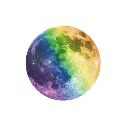 30cm Earth Creative 3D Wall Stickers Children Room Ceiling Stairs Wallpaper Fluorescent Mural Baby Nursery Wall Decal Home Decor