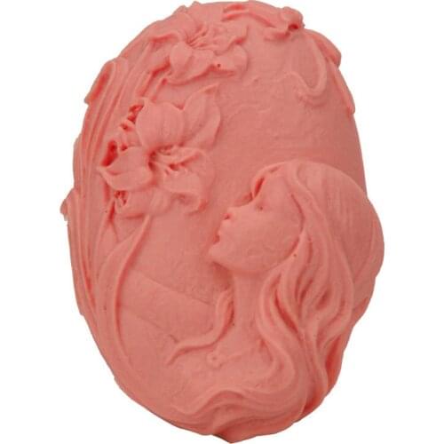 3D Girls flower cake mold DIY silicone sugar baking tool soap mold