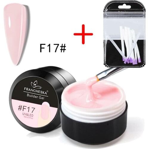 15ml Acrylic Gel For Nail Extension Tips Quick Building UV Builder Gel Repair Broken Finger Prolong Form Manicure Tools TSLM1