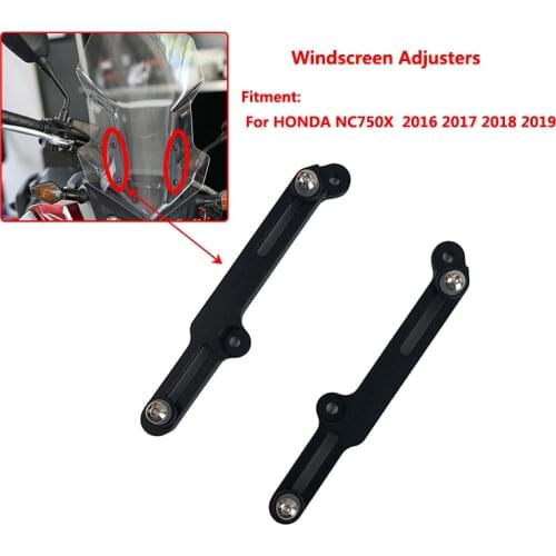 NC750X Motorcycle Accessories Windscreen Adjusters Airflow Adjustable Windscreen Wind For HONDA NC750X NC 750X 2016 2017 2018 19