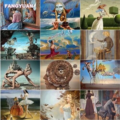 Diamond Painting Ballet Girl Pierced Man Carrying A House Full Diamond Embroidery Needlework Cross Stitch Kits Home Decor Gift