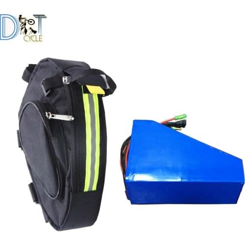 Free Shipping Li-ion 36v 48v small triangle seat bag battery 250w 350w 500w 750w for 36v 48v ebike battery for folding bike