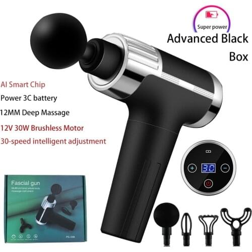 Big Fascia Massage Gun Muscle massager Gun Deep Tissue Sport Therapy Muscle Relax Pain Relief Fitness Equipment