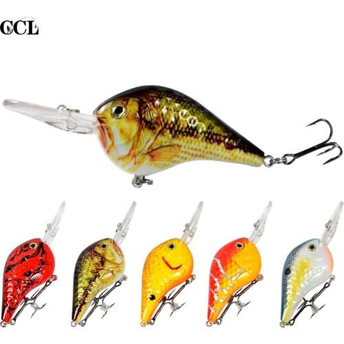CCLTBA 9cm 11.5g Artificial Crank Fishing Bait Durable Body Float Crankbait Wobbler Lure Bass Fish