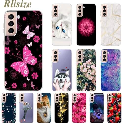 For Samsung Galaxy S21 Case S21 Ulra Soft Slim Cute Silicone Phone Cases For Samsung S21 Plus S21+ S 21 Ultra 5G Back Cover Bags