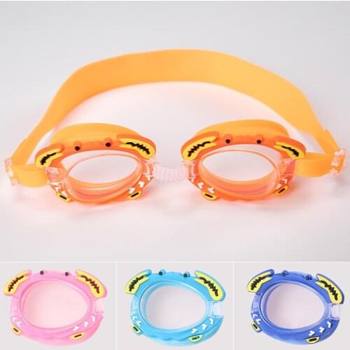 Kids Swimming Eyewear Anti-Fog Swim Glasses Adgustable for 3-8 years Children Boys Girls Diving Surfing Glasses Cartoon Lovely