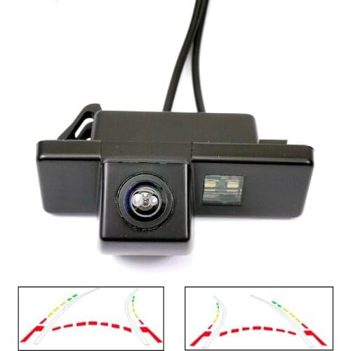 AHD CVBS Car Rear view Camera for Peugeot 408 308 307cc 301 Peugeot RCZ 307 Cross 2C Hatchback Dynamic trajectory tracks camera