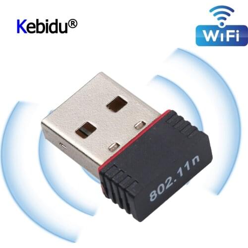 Mini Network Card USB 2.0 WiFi Wireless Adapter Network LAN Card 150Mbps 802.11 N/g/b MT7601/RTL8188EU Adaptor For PC Desktop