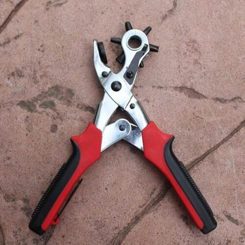 Multifunctional Leather Hole Punch Hand Tools Pliers Belt Hole Maker Belt Punch