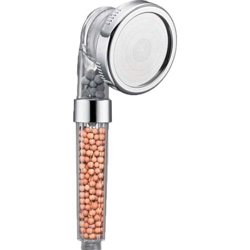 Bath Shower Head 3 Modes Adjustable Showerhead Jetting Shower Head High Pressure Saving Water Bathroom Filter Shower SPA Nozzle