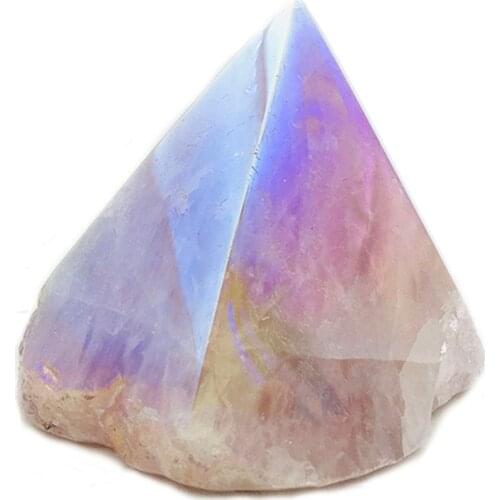 Natural Rose Quartz Crystal Tower Healing Crystals Chakra Stone Reiki Quartz Feng Shui Home Decoration Spirit Art Gifts