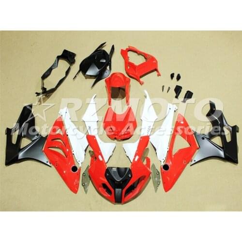 New ABS Whole Fairings Kit Fit For BMW S1000RR 2009 2010 2011 2012 2013 2014 09 10 11 12 13 14 Bodywork Set Custom Red White