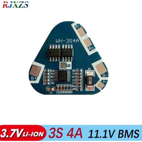 3S 4A 11.1V li-ion BMS PCM battery protection board bms pcm for lithium LicoO2 Limn2O4 18650 li battery