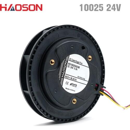 10025 DC 24V air blower,Centrifugal fan,Brushless DC motor,air purifier,Overall dimensions 100*25mm HS10025H24B