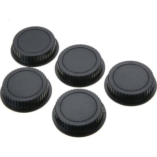 5 Pcs Rear Lens Cap Dust Cover for Canon EF ES-S EOS Series Lens PUO88