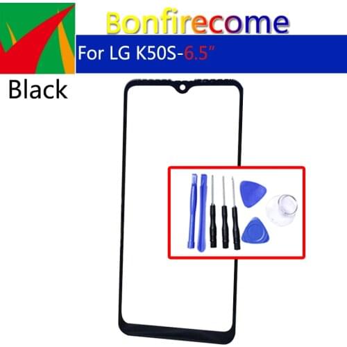 Replacement For LG K50s LMX540EMW LM-X540 Touch Screen Front Glass Panel Front Outer Glass Lens