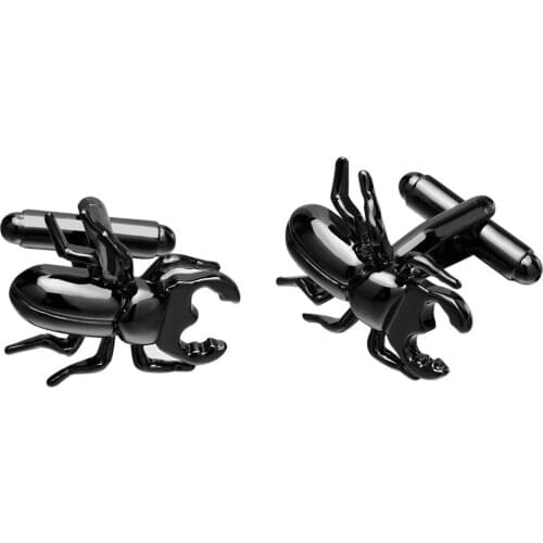 Animal Cufflinks High-quality Mens Unisex Gifts Daily Personality Trendy French Shirts Cuff Buttons Beetle Business Cuff Links