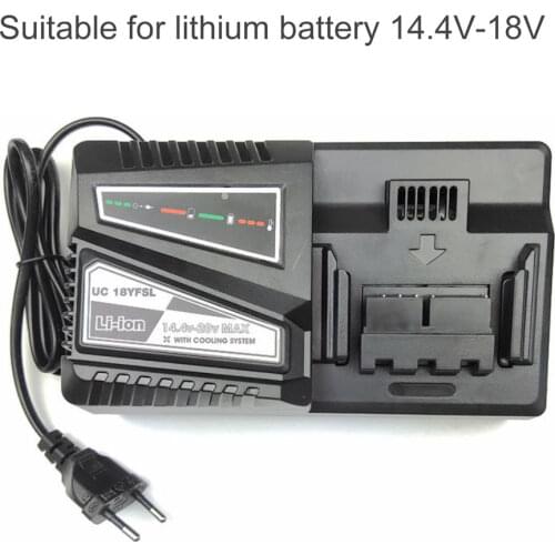 UC18YSFL Li-ion Battery Charger Charging Current 4.5A For Hitachi Electric Drill Screwdriver 14.4V 18V BSL1415 Series Tool