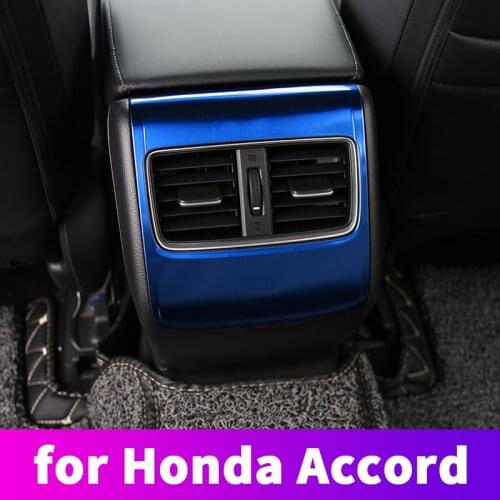 For 10th Honda Accord 2018 2019 air outlet decorative patch sequins rear air conditioning air outlet protection cover Accord int