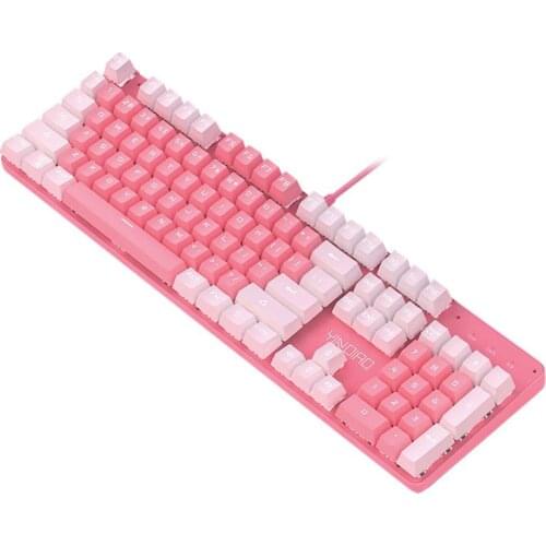 ZK-4 104Pcs/Set Wired LED Light High Quality Gaming Mechanical Keyboard for Desktop Computer