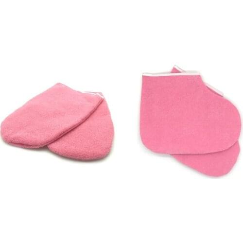 2pcs Paraffin Wax Protection SPA Hand Foot Gloves Warmer Heater 27RB